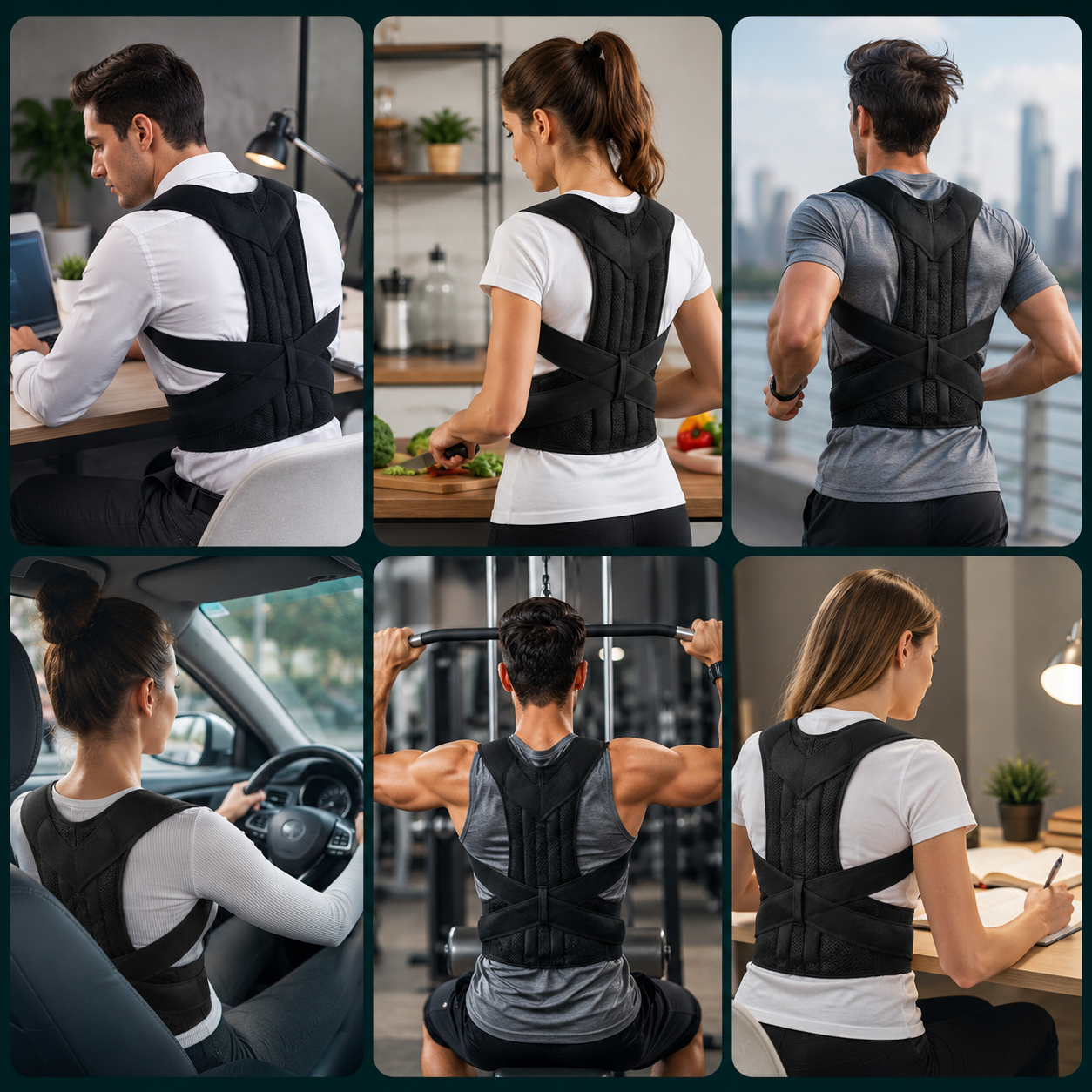 Posture Corrector Belt | Adjustable Back Support for Better Posture
