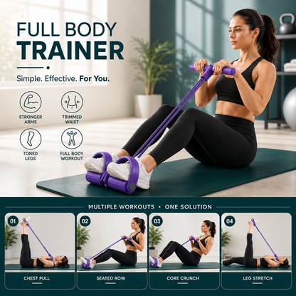 Tummy Trimmer Resistance Bands | Full Body Home Exercise Equipment