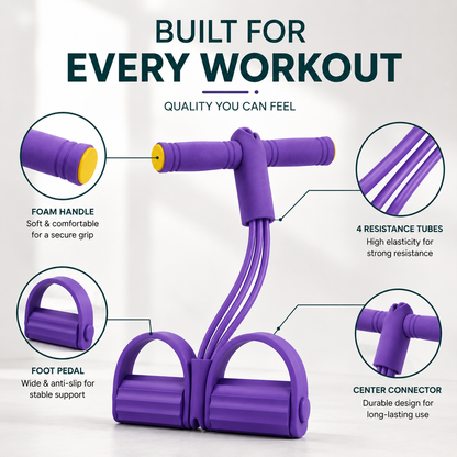 Tummy Trimmer Resistance Bands | Full Body Home Exercise Equipment