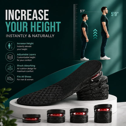Adjustable Height Increase Insoles