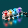 Keyboard Fidget Stress Relief Keychain with click buttons Keyboard Fidget Stress Relief Keychain with click buttons