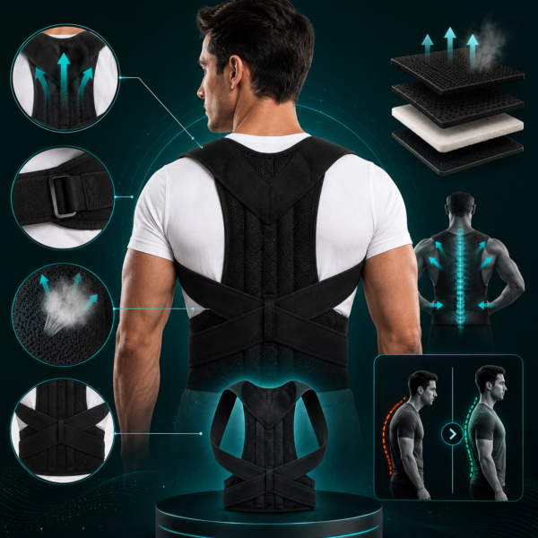 Shoulder support posture belt for better body alignment