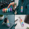 Portable keyboard fidget keychain for kids and adults Portable keyboard fidget keychain for kids and adults