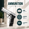 Realistic M92 Style Airsoft Pistol for target practice and recreational shooting