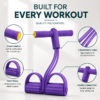 Home Workout Exercise Band Portable home workout resistance band for men and women