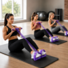 Double Pull Resistance Trainer Tummy Trimmer Resistance Bands | Full Body Home Exercise Equipment