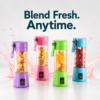 6 Blade Portable Smoothie Blender 6-blade portable smoothie blender for fresh juices and shakes