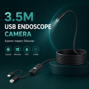 3 in 1 endoscope camera with Type-C Micro USB and USB